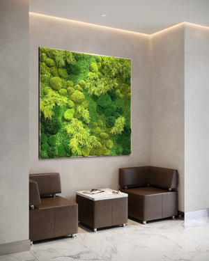 Warehouse Holiday Sale Preserved Moss Wall Art (60" x 60")