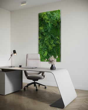 Warehouse Holiday Sale Preserved Moss Wall Art Extra Lush Fern 72" x 36"