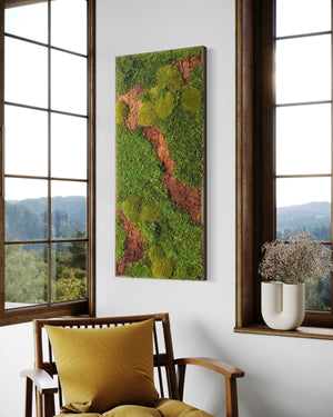 Warehouse Holiday Sale Preserved Moss Wall 40 " x 18"