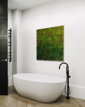 Warehouse Holiday Sale Preserved Moss Art Ombre Modern 36" x 36"