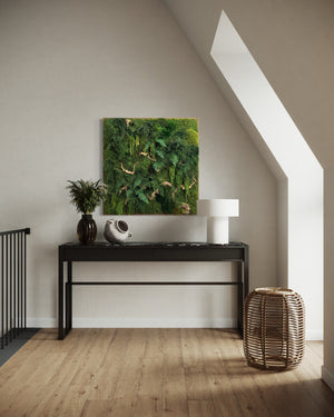 Warehouse Holiday Sale Preserved Moss & Extra Fern Art Sandwood Branch 36" x 36"