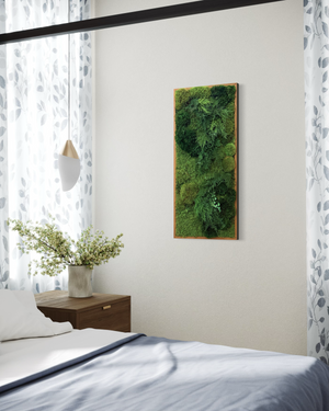 Warehouse Holiday Sale Preserved Moss & Fern Art 18” x 40”