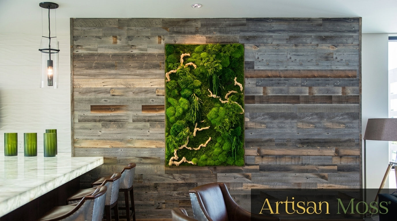 Preserved Moss Walls: The Finishing Touch of Calm, Texture, and No Upkeep