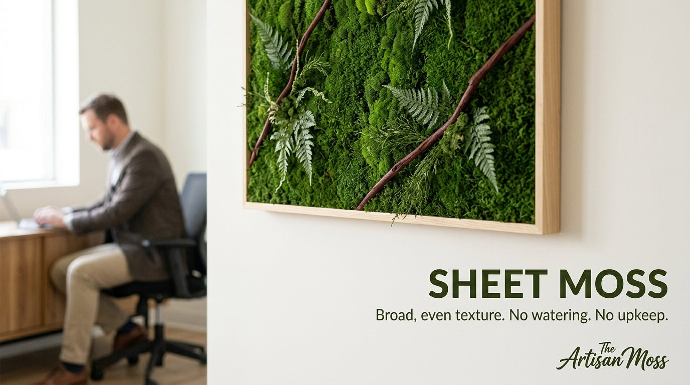Sheet Moss, Plain and Simple: A Clean Field of Natural Texture That Works