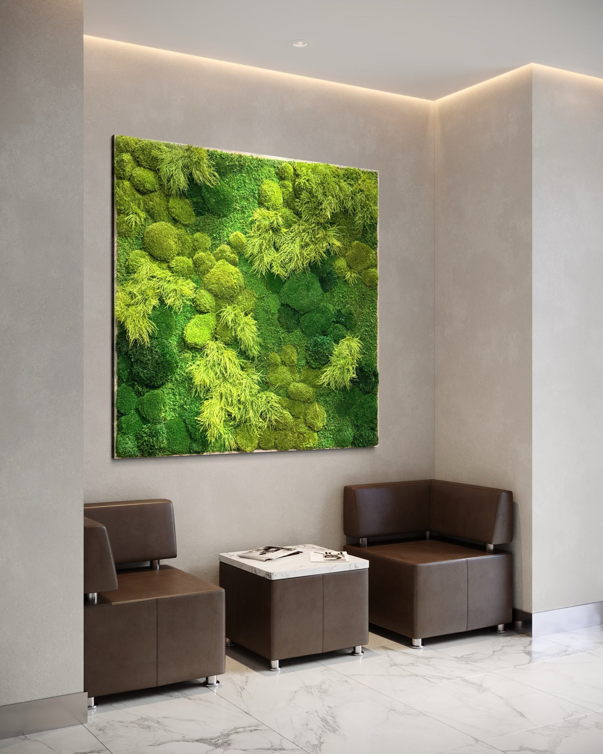 Warehouse Holiday Sale Preserved Moss Wall Art (60&quot; x 60&quot;)