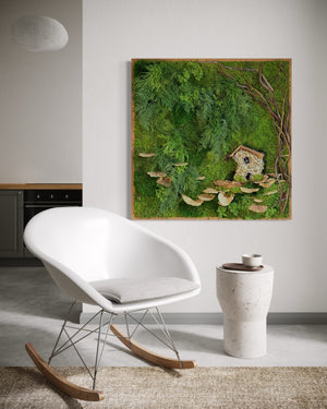 Warehouse Holiday Sale Preserved Moss Wall Art 36" x 36"