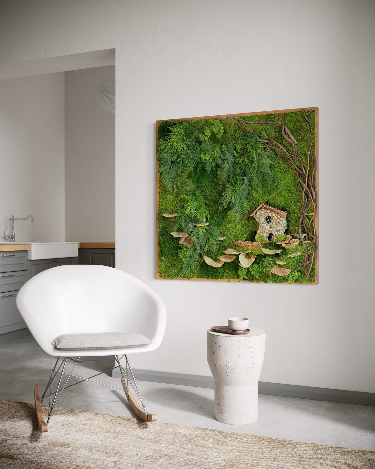 Warehouse Holiday Sale Preserved Moss Wall Art 36&quot; x 36&quot;