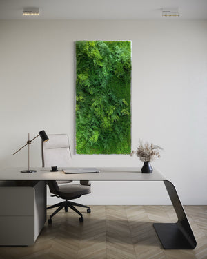 Warehouse Holiday Sale Preserved Moss Wall Art Extra Lush Fern 72" x 36"