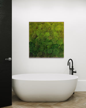 Warehouse Holiday Sale Preserved Moss Art Ombre Modern 36" x 36"