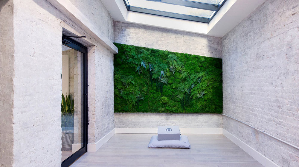 beautiful-moss-fern-wall-on-brick